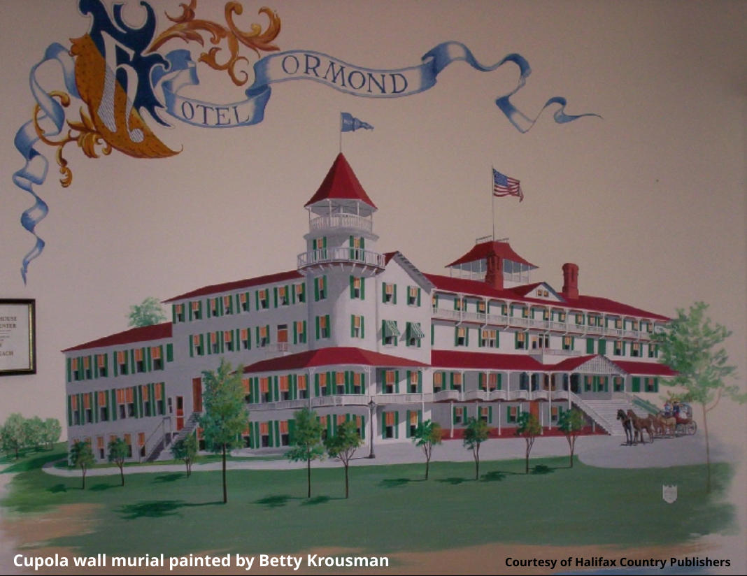 Courtesy of Halifax Country Publishers Cupola wall murial painted by Betty Krousman