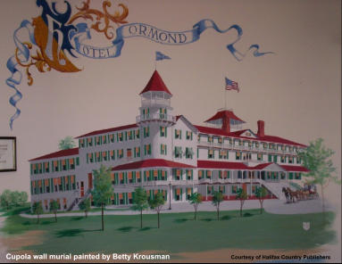 Courtesy of Halifax Country Publishers Cupola wall murial painted by Betty Krousman